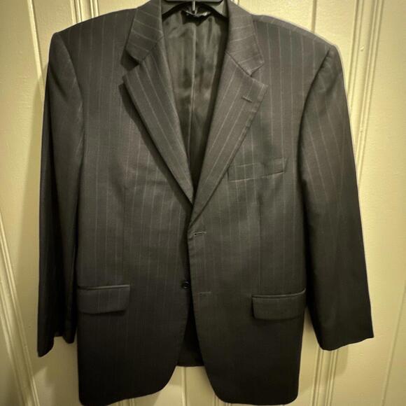 MENS SZ 42R TAILORED MODERN ERMENEGILDO ZEGNA PINSTRIPE BLAZER SPORTS COAT - Picture 1 of 9